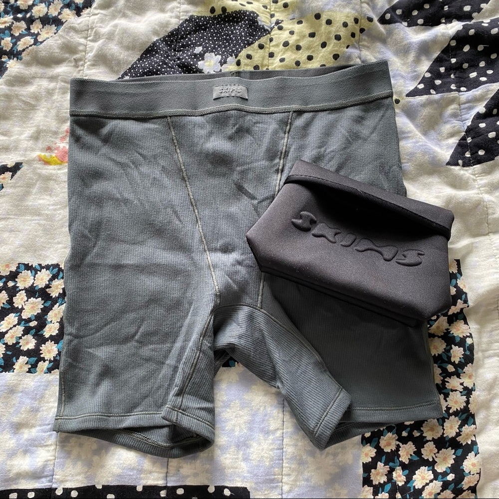 NWT Skims Cotton Rib Boxer Shorts